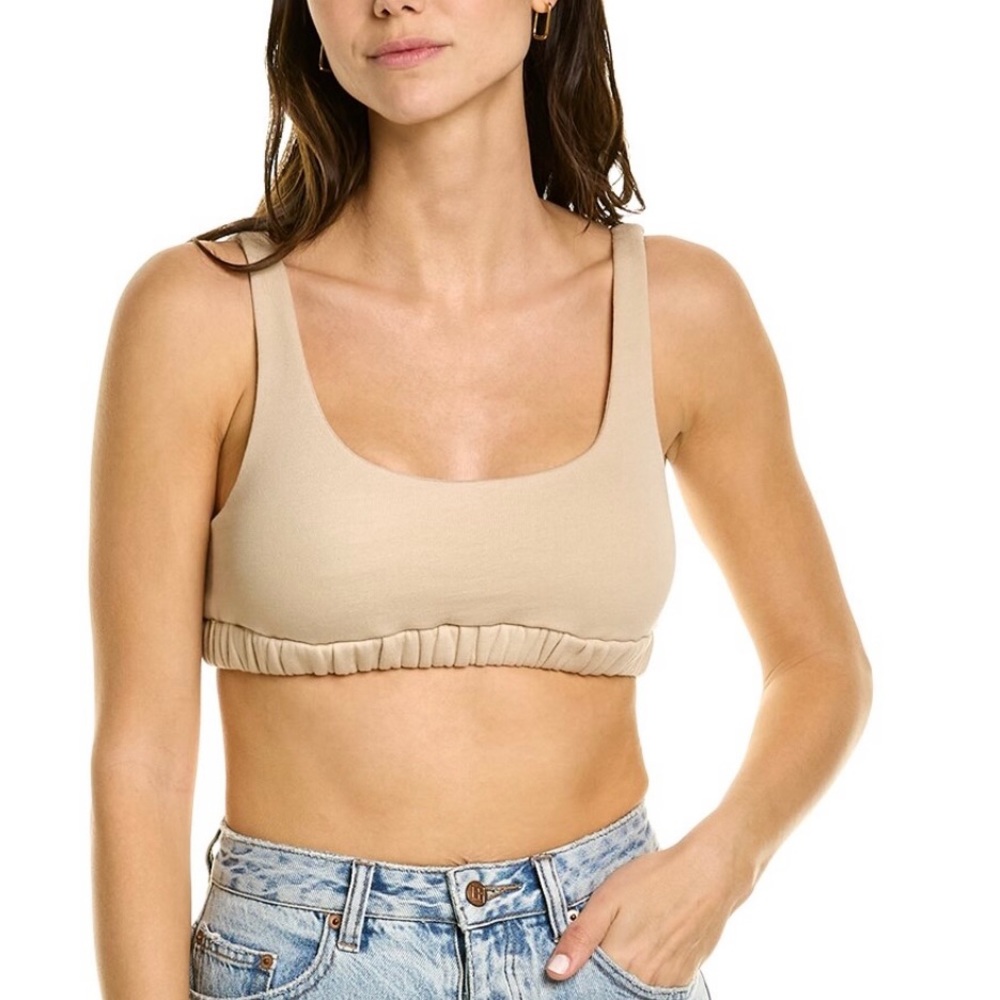 DONNI. Fleece Sporty Bralette Top.Size S. NWT.